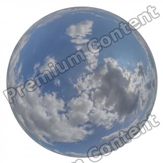 HDRi Skydome of Clouded Sky 12K 